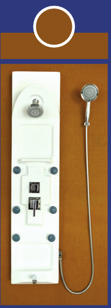 Aquafeel NX 005 Advanced Acrylic Shower Panel with Digital Display