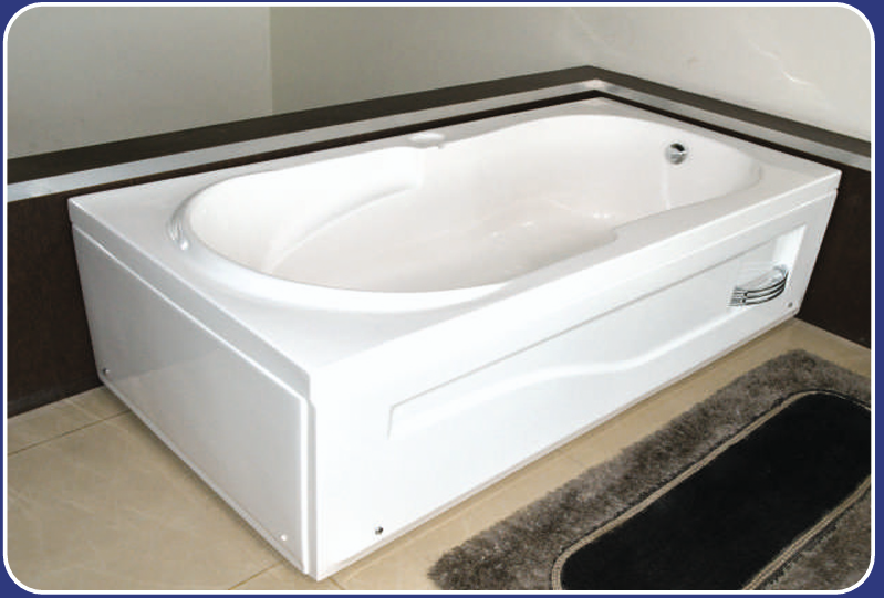 Aquafeel Deluxe Free Standing Bath Tub - Contemporary Style