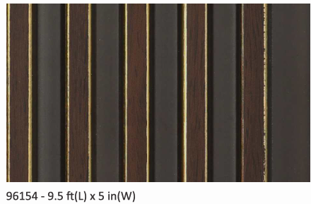 Bombay Louver Design 96154 - 9.5ft x 5in Panel