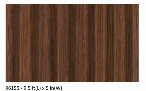 Bombay Louver Design 96155 - 9.5ft x 5in Panel
