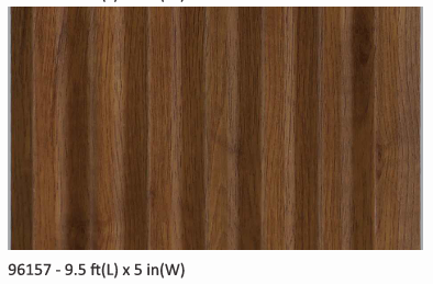 Bombay Louver Design 96157 - 9.5ft x 5in Panel