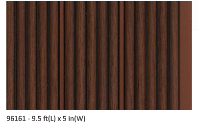 Bombay Louver Design 96161 - 9.5ft x 5in Panel