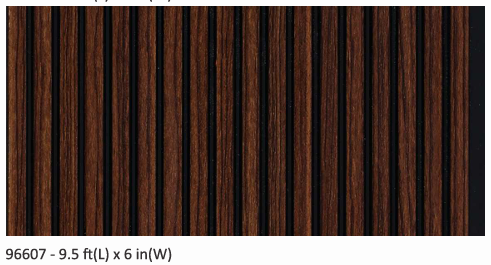 Bombay Louver Design 96607 - 9.5ft x 6in Panel