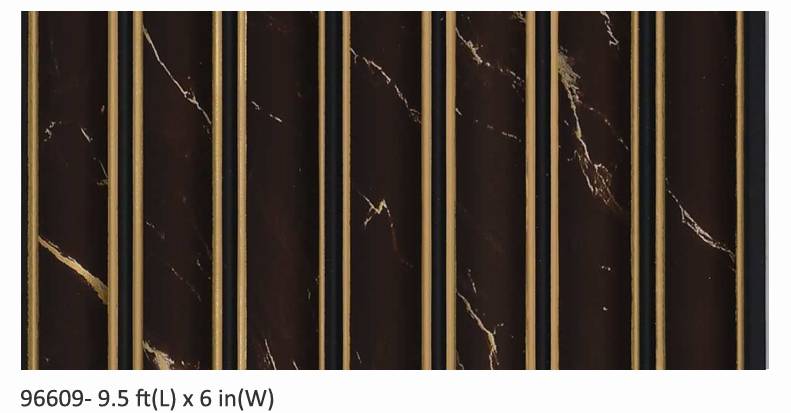 Bombay Louver Design 96609 - 9.5ft x 6in Panel