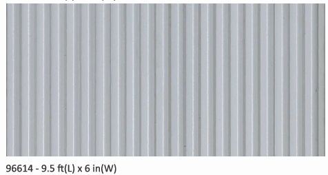 Bombay Louver Design 96614 - 9.5ft x 6in Panel