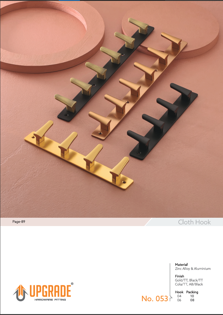 Upgrade Zinc Alloy Cloth Hook - No. 053
