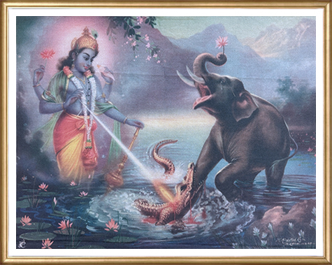 Hindu Trinity Brahma Vishnu Shiva Art Print