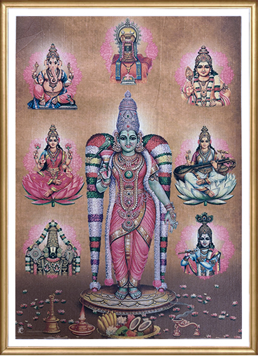 Hindu Deities Collection Sacred Art Print