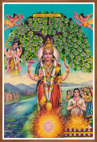 Kanika Para Meshwari Goddess Art | Regional Deity | Local Goddess Print