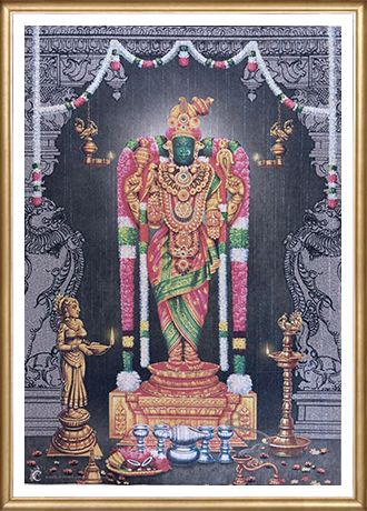 Lord Vishnu Divine Avatar Form | Hindu Preserver God Religious Art