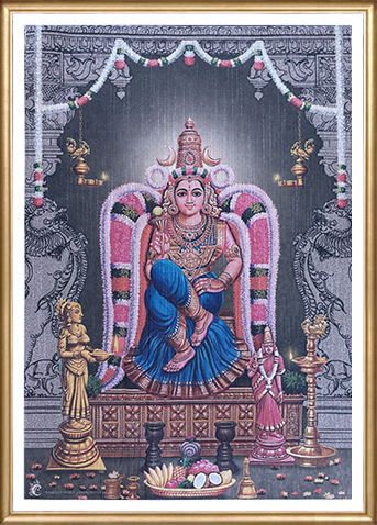 Lord Shiva Deep Meditation Pose | Mahadev Yoga Religious Print Art