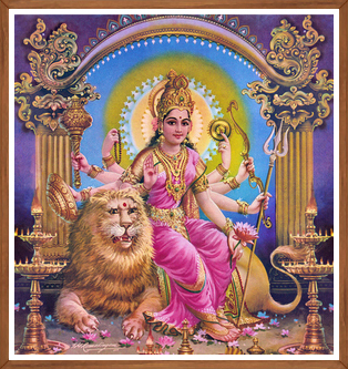 Divine Amman Goddess Art Print | South Indian Deity | Religious Home Decor