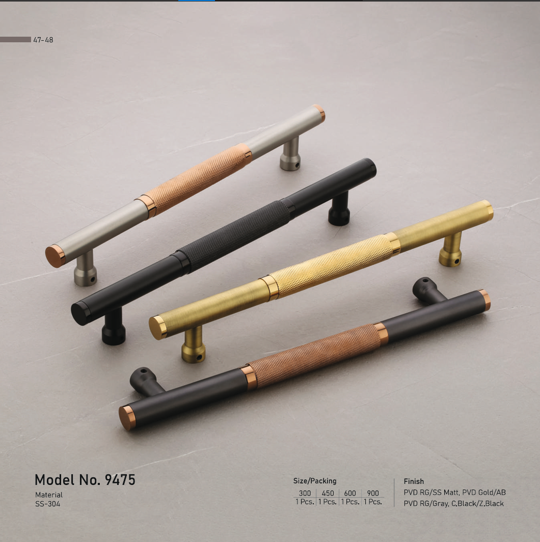 Model No. 9475 - Designer Cabinet Handles