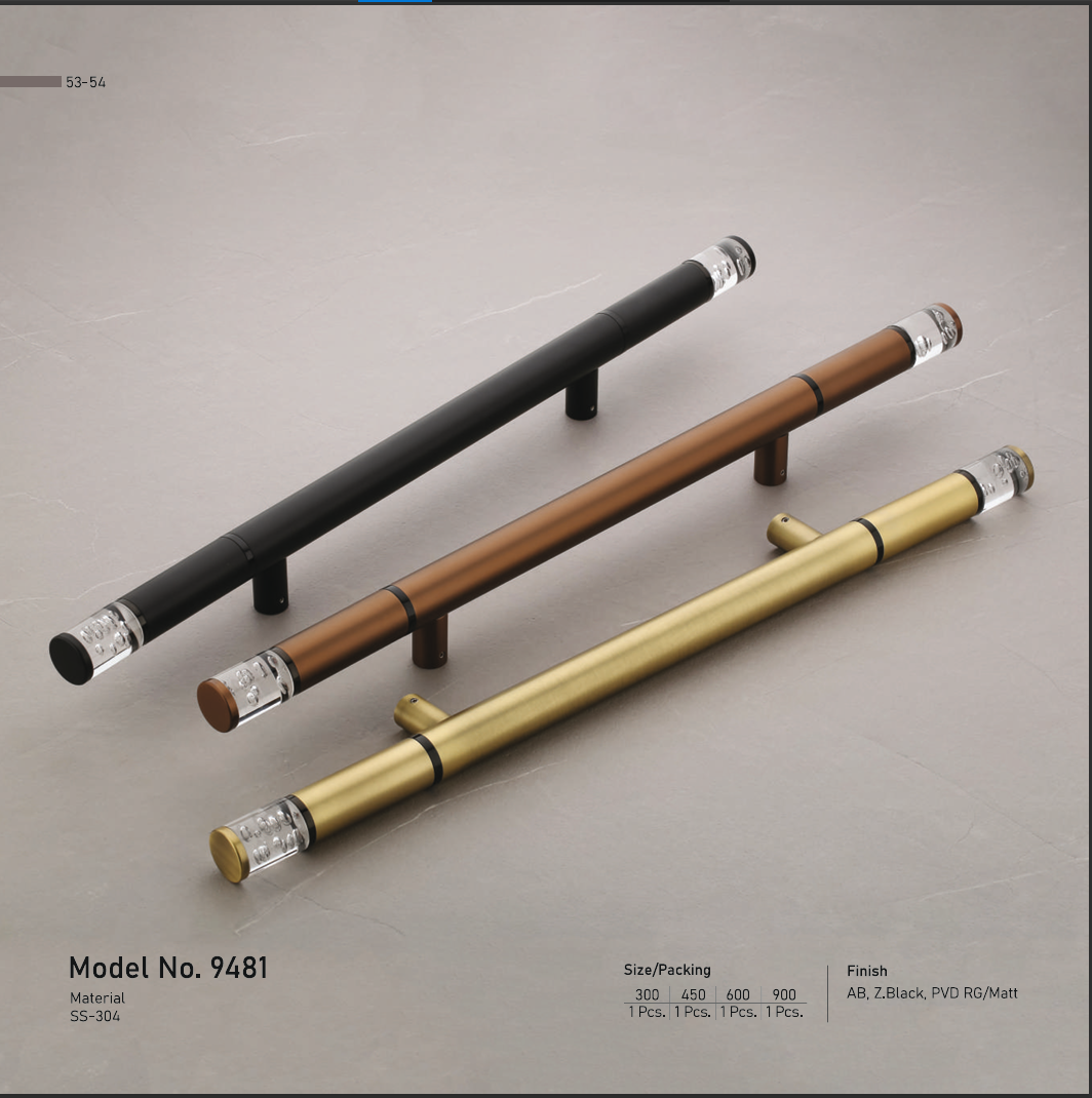 Model No. 9481 - Designer Cabinet Handles
