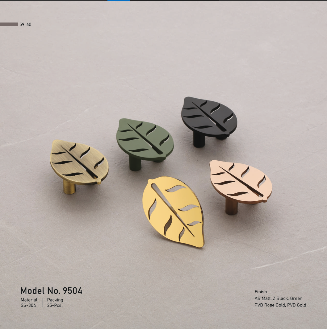 Model No. 9504 - Decorative Furniture Handles