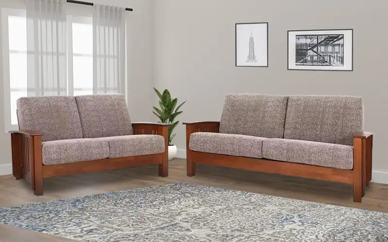 Royaloak New York Sofa Set - Contemporary Wooden Design