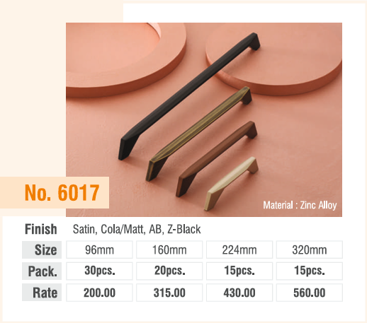 Satin CoA/Matt All Z-Black Cabinet Handle - Modern Design | UPGRADE Hardware