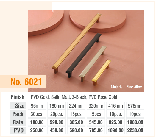PVD Gold Satin Matt Z-Black PVD Rose Gold Cabinet Handle | UPGRADE Hardware