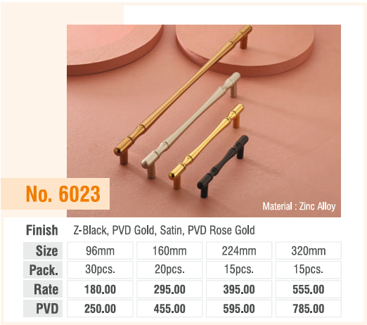 Z-Black PVD Gold Satin PVD Rose Gold Cabinet Handle | UPGRADE Hardware