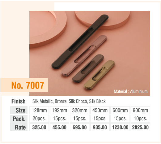 SM Metallic Bronze SM Choco SM Black Edge Cabinet Handle | UPGRADE Hardware