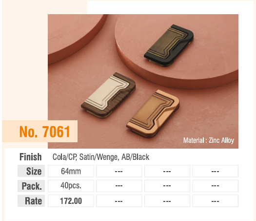 SM Metallic Bronze SM Choco SM Black Edge Cabinet Handle | UPGRADE Hardware