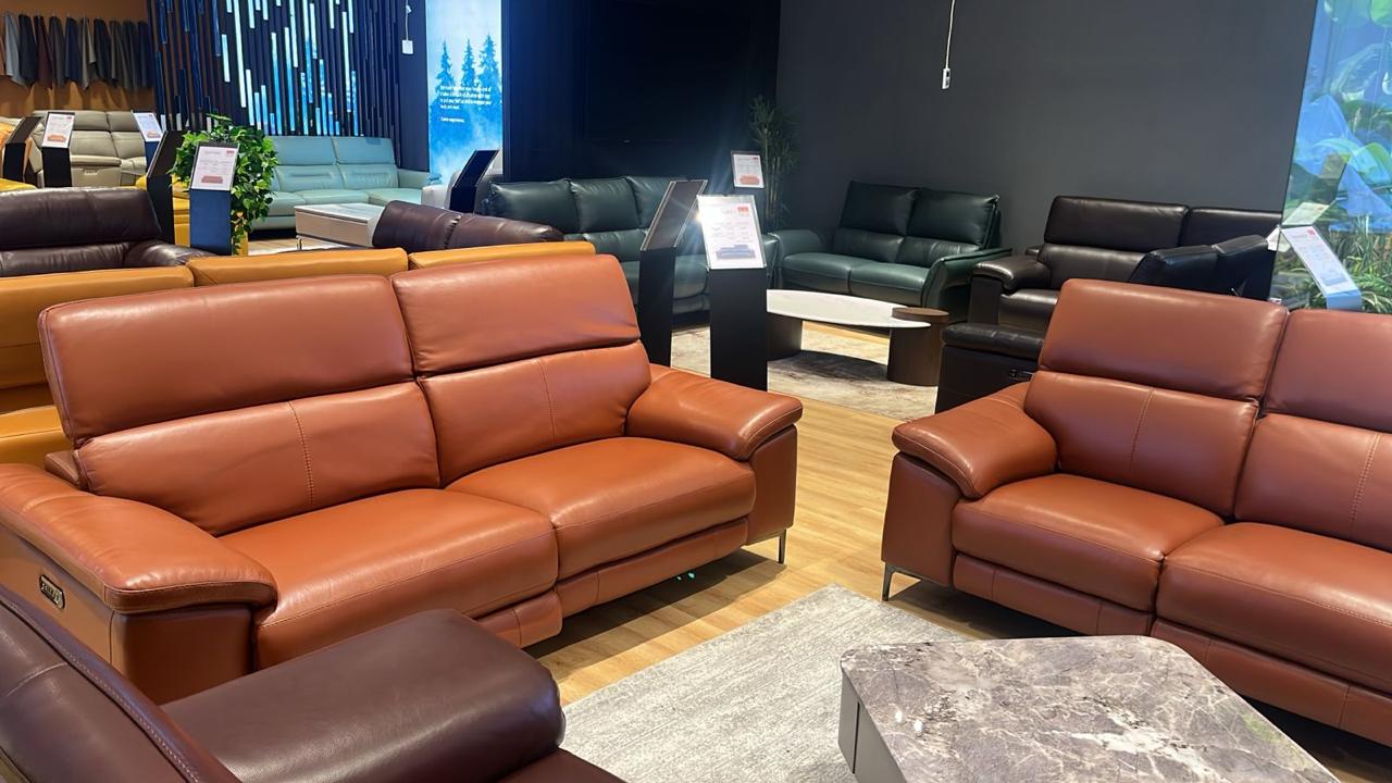 Verona Electric Recliner Leatherette Sofa Set (3+2 Seater)